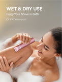 Unibono Bikini Trimmer for Women,3-in-1 Rechargeable Pubic Hair Trimmer for Women,Waterproof Electric Trimmer for Face,Leg and Underarm in USB-C Charging